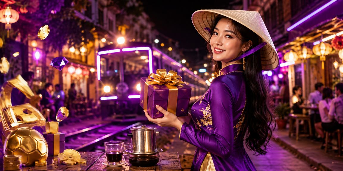 Người chơi tại Hà Nội với nón lá truyền thống – hình ảnh đại diện cho thành viên VIP nhận thưởng