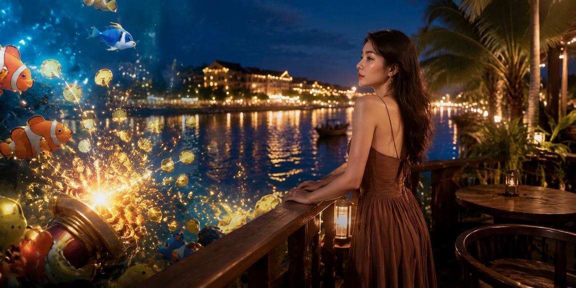 Người dùng vty36 xem cược thể thao tại quán cà phê Hội An
